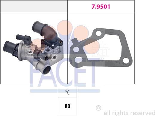 FACET 7.8099 - Termostats, Dzesēšanas šķidrums autodraugiem.lv