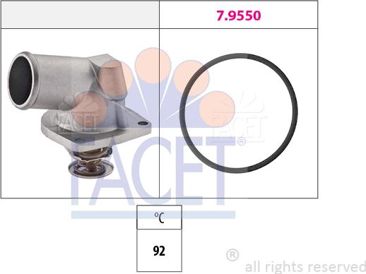 FACET 7.8194 - Termostats, Dzesēšanas šķidrums autodraugiem.lv