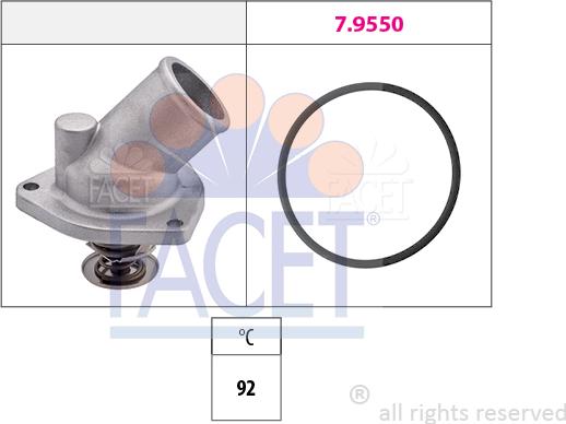 FACET 7.8196 - Termostats, Dzesēšanas šķidrums autodraugiem.lv