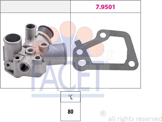 FACET 7.8147 - Termostats, Dzesēšanas šķidrums autodraugiem.lv