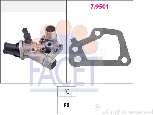 FACET 7.8152 - Termostats, Dzesēšanas šķidrums autodraugiem.lv