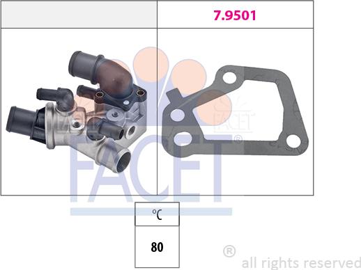 FACET 7.8104 - Termostats, Dzesēšanas šķidrums autodraugiem.lv