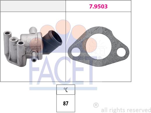 FACET 7.8106 - Termostats, Dzesēšanas šķidrums autodraugiem.lv