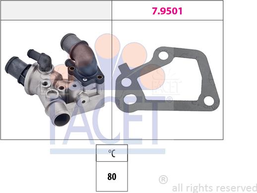 FACET 7.8100 - Termostats, Dzesēšanas šķidrums autodraugiem.lv