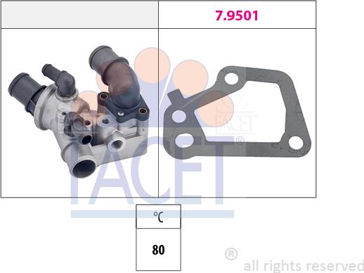 FACET 7.8101 - Termostats, Dzesēšanas šķidrums autodraugiem.lv