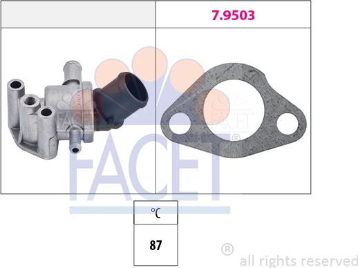 FACET 7.8108 - Termostats, Dzesēšanas šķidrums autodraugiem.lv