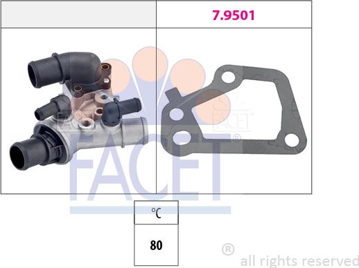 FACET 7.8102 - Termostats, Dzesēšanas šķidrums autodraugiem.lv