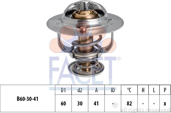 FACET 7.8844S - Termostats, Dzesēšanas šķidrums autodraugiem.lv