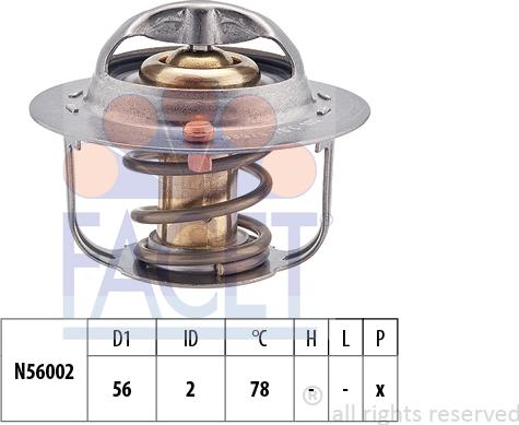 FACET 7.8397S - Termostats, Dzesēšanas šķidrums autodraugiem.lv