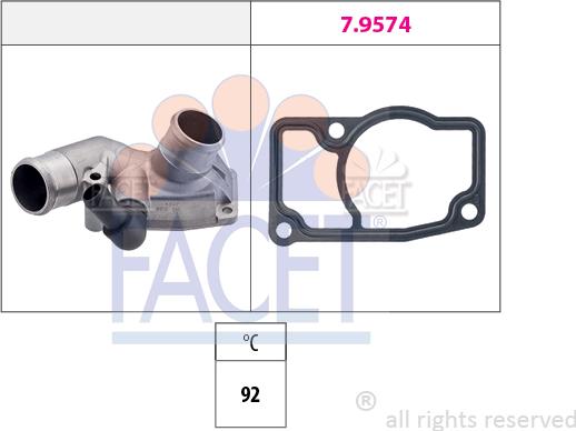 FACET 7.8347 - Termostats, Dzesēšanas šķidrums autodraugiem.lv