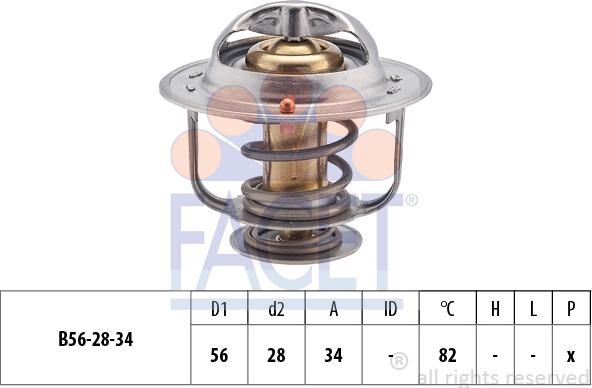 FACET 7.8360S - Termostats, Dzesēšanas šķidrums autodraugiem.lv