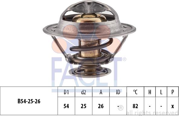 FACET 7.8314S - Termostats, Dzesēšanas šķidrums autodraugiem.lv