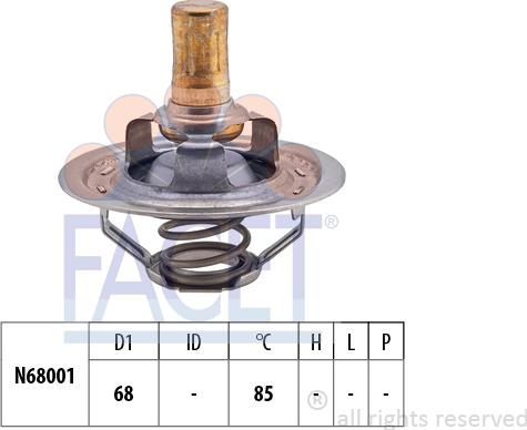 FACET 7.8310S - Termostats, Dzesēšanas šķidrums autodraugiem.lv