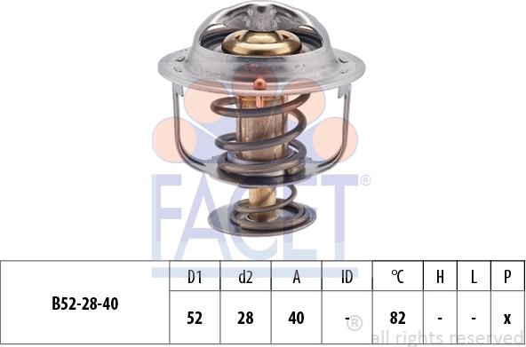 FACET 7.8383S - Termostats, Dzesēšanas šķidrums autodraugiem.lv