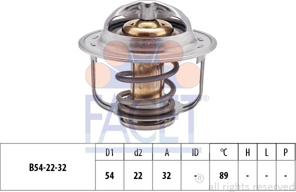 FACET 7.8298S - Termostats, Dzesēšanas šķidrums autodraugiem.lv