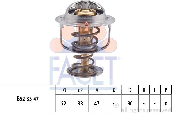 FACET 7.8205S - Termostats, Dzesēšanas šķidrums autodraugiem.lv