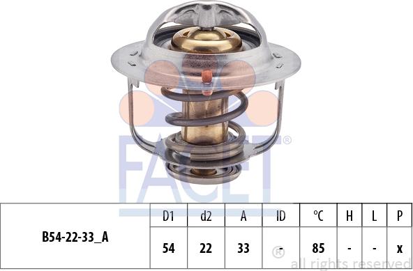 FACET 7.8224S - Termostats, Dzesēšanas šķidrums autodraugiem.lv