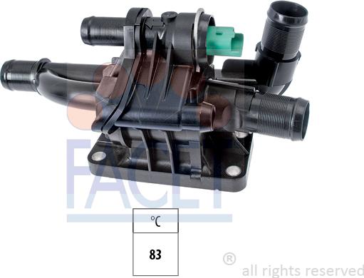 FACET 7.8734 - Termostats, Dzesēšanas šķidrums autodraugiem.lv