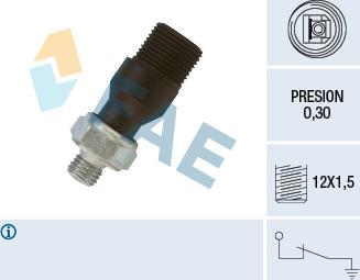 FAE 12580 - Devējs, Eļļas spiediens autodraugiem.lv