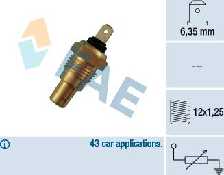FAE 31650 - Devējs, Dzesēšanas šķidruma temperatūra autodraugiem.lv