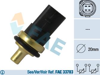 FAE 33781 - Devējs, Dzesēšanas šķidruma temperatūra autodraugiem.lv