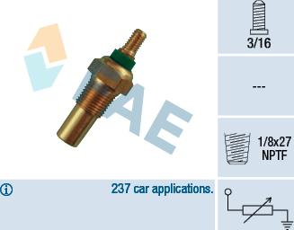 FAE 32010 - Devējs, Dzesēšanas šķidruma temperatūra autodraugiem.lv