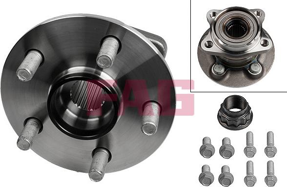 FAG 713 6212 60 - Riteņa rumbas gultņa komplekts autodraugiem.lv