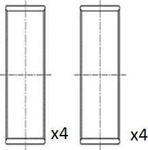 FAI AutoParts BB2040-STD - Klaņa gultnis autodraugiem.lv