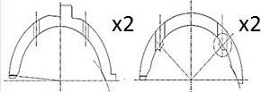 FAI AutoParts BT3011-STD - Distancpaplāksne, Kloķvārpsta autodraugiem.lv