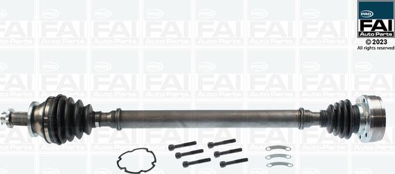 FAI AutoParts FPDS163 - Piedziņas vārpsta autodraugiem.lv