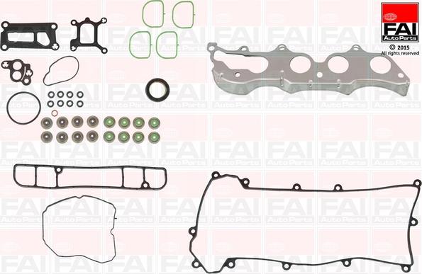 FAI AutoParts HS1078NH - Blīvju komplekts, Motora bloka galva autodraugiem.lv