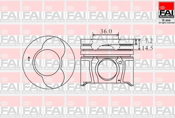 FAI AutoParts PK3-000 - Virzulis autodraugiem.lv