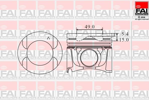 FAI AutoParts PK20-050 - Virzulis autodraugiem.lv