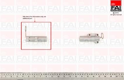 FAI AutoParts T9498 - Mierinātājs, Zobsiksna autodraugiem.lv