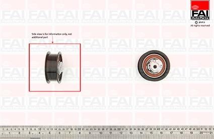 FAI AutoParts T9493 - Spriegotājrullītis, Gāzu sadales mehānisma piedziņas siksna autodraugiem.lv