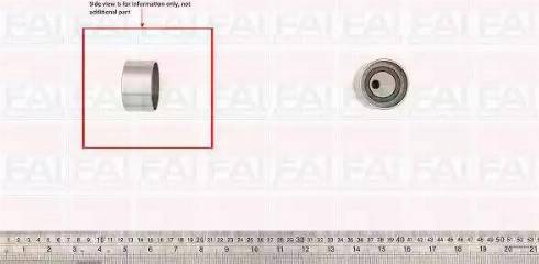 FAI AutoParts T9444 - Spriegotājrullītis, Gāzu sadales mehānisma piedziņas siksna autodraugiem.lv