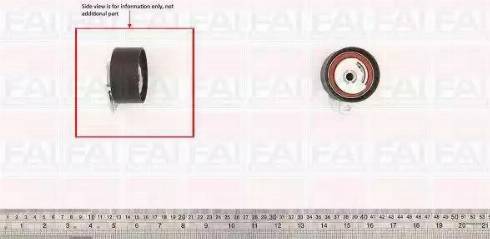 FAI AutoParts T9489 - Spriegotājrullītis, Gāzu sadales mehānisma piedziņas siksna autodraugiem.lv