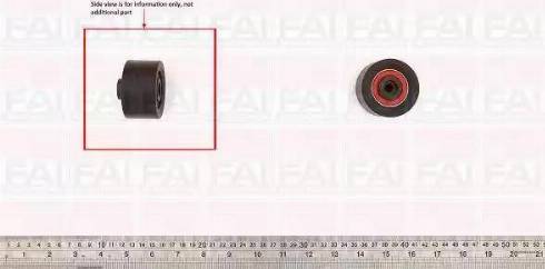 FAI AutoParts T9480 - Parazīt / Vadrullītis, Zobsiksna autodraugiem.lv