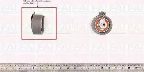 FAI AutoParts T9483 - Spriegotājrullītis, Gāzu sadales mehānisma piedziņas siksna autodraugiem.lv