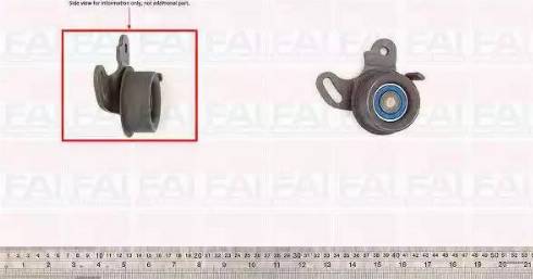 FAI AutoParts T9429 - Spriegotājrullītis, Gāzu sadales mehānisma piedziņas siksna autodraugiem.lv