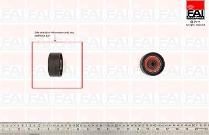 FAI AutoParts T9594 - Parazīt / Vadrullītis, Ķīļrievu siksna autodraugiem.lv