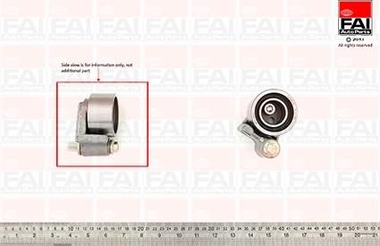 FAI AutoParts T9555 - Spriegotājrullītis, Gāzu sadales mehānisma piedziņas siksna autodraugiem.lv