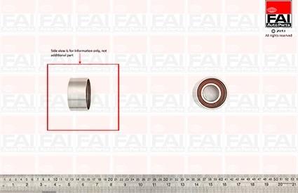 FAI AutoParts T9557 - Spriegotājrullītis, Gāzu sadales mehānisma piedziņas siksna autodraugiem.lv