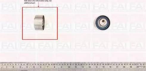 FAI AutoParts T9560 - Spriegotājrullītis, Gāzu sadales mehānisma piedziņas siksna autodraugiem.lv