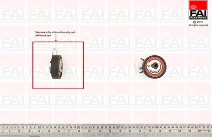 FAI AutoParts T9509 - Spriegotājrullītis, Gāzu sadales mehānisma piedziņas siksna autodraugiem.lv