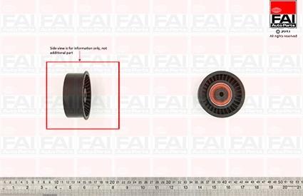 FAI AutoParts T9501 - Parazīt / Vadrullītis, Zobsiksna autodraugiem.lv