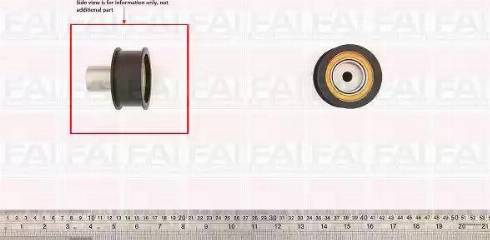 FAI AutoParts T9507 - Parazīt / Vadrullītis, Zobsiksna autodraugiem.lv