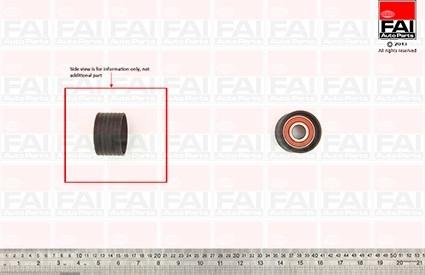 FAI AutoParts T9512 - Parazīt / Vadrullītis, Zobsiksna autodraugiem.lv