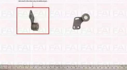 FAI AutoParts T9153 - Spriegotājrullītis, Gāzu sadales mehānisma piedziņas siksna autodraugiem.lv