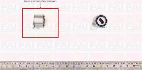 FAI AutoParts T9399 - Spriegotājrullītis, Gāzu sadales mehānisma piedziņas siksna autodraugiem.lv